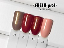 Гель-лак Fresh prof Gold veil № 25